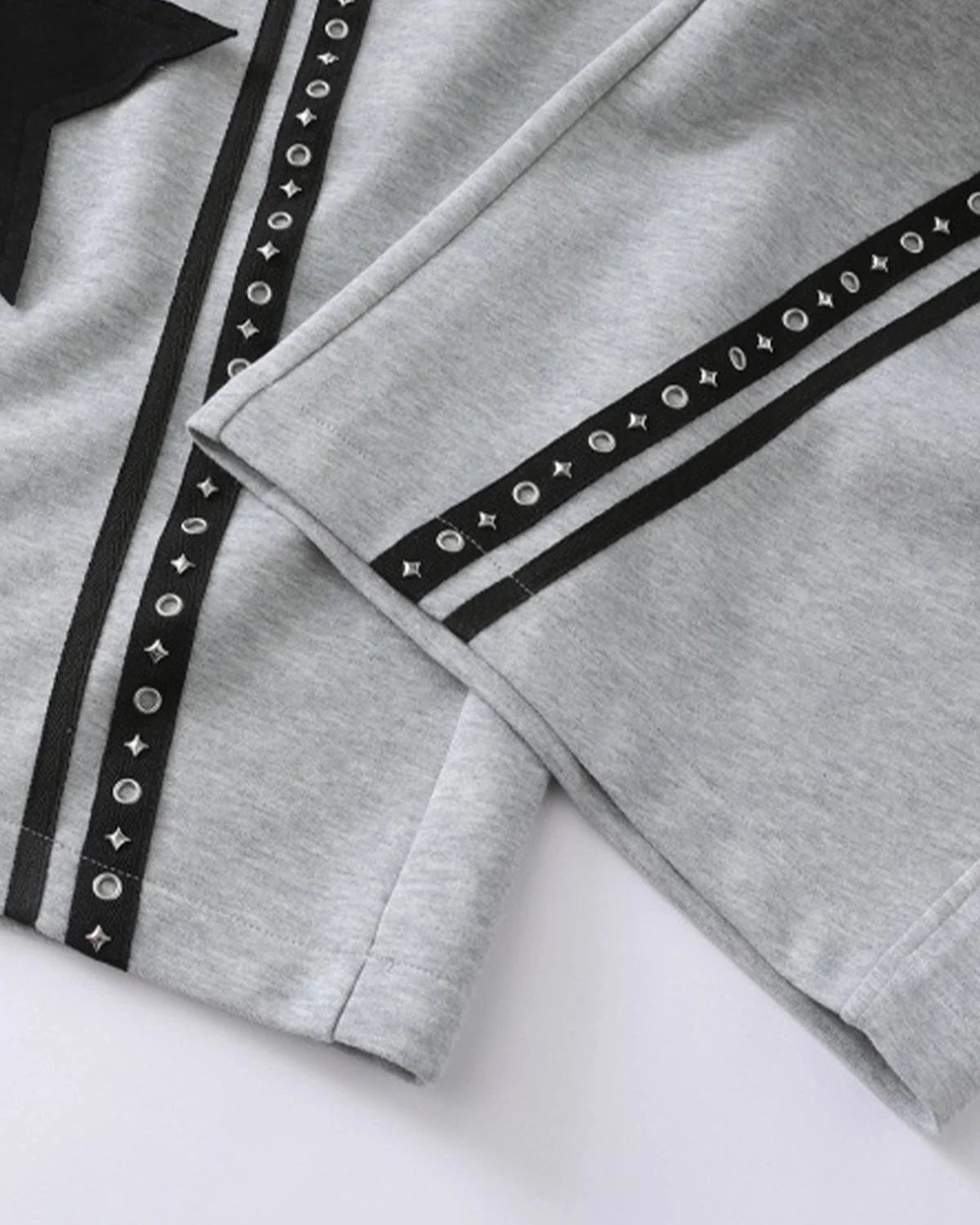 Omygoods Contrast Patchwork Barrel Sweatpants