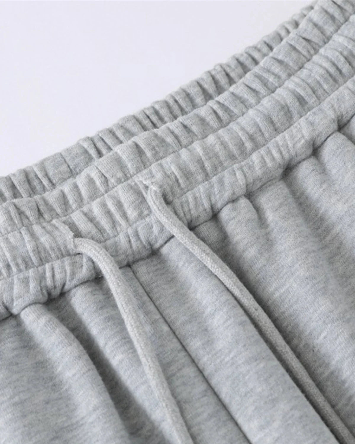 Omygoods Contrast Patchwork Barrel Sweatpants