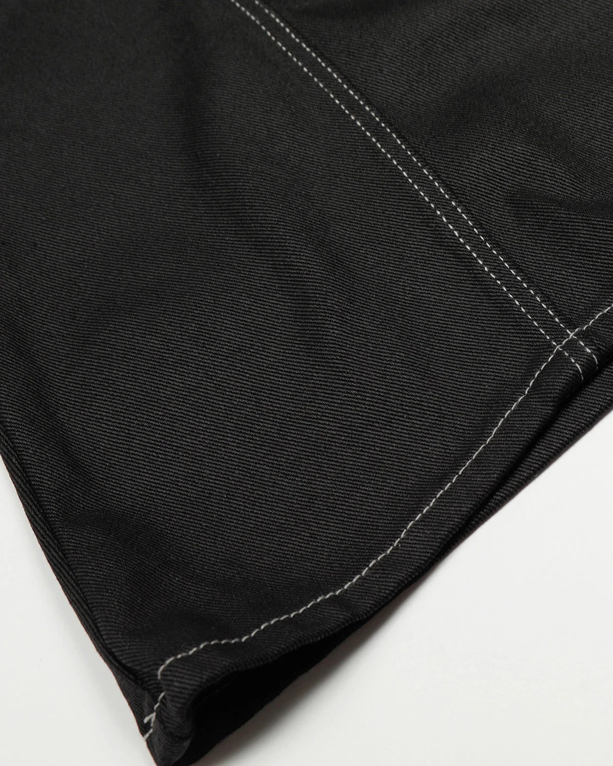 Omygoods Contrast Stitch Baggy Barrel Jeans