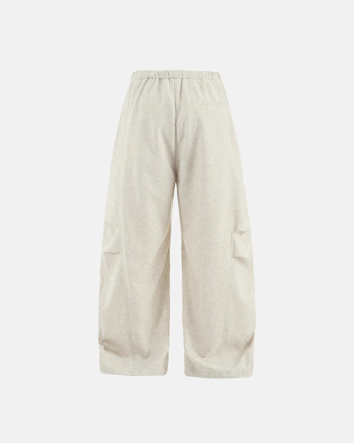 Omygoods Cotton Linen Wide-Leg Pants