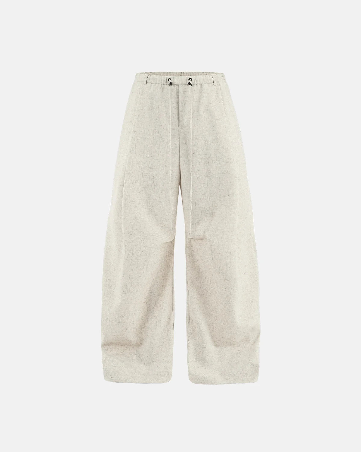 Omygoods Cotton Linen Wide-Leg Pants