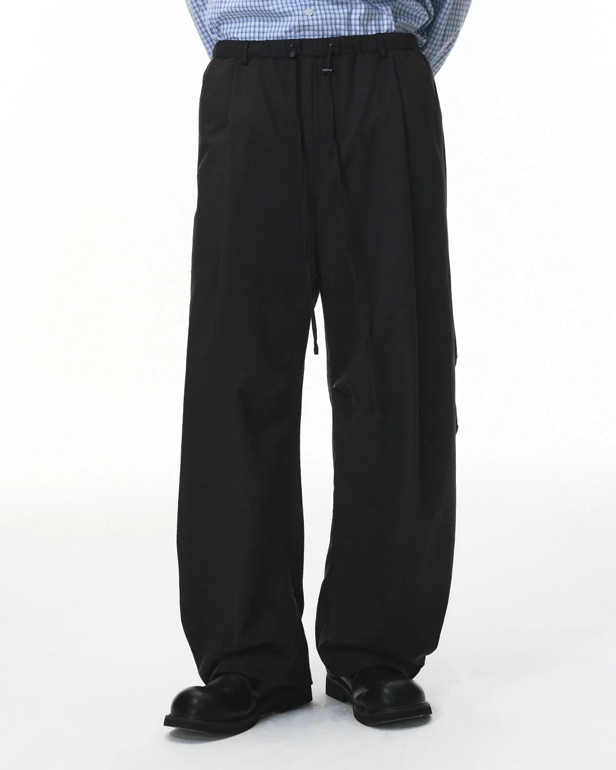 Omygoods Cotton Linen Wide-Leg Pants