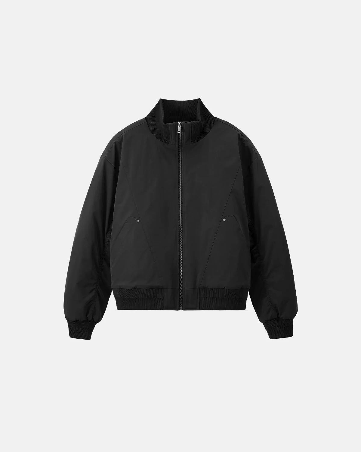 Omygoods Cotton Padded Bomber Jacket