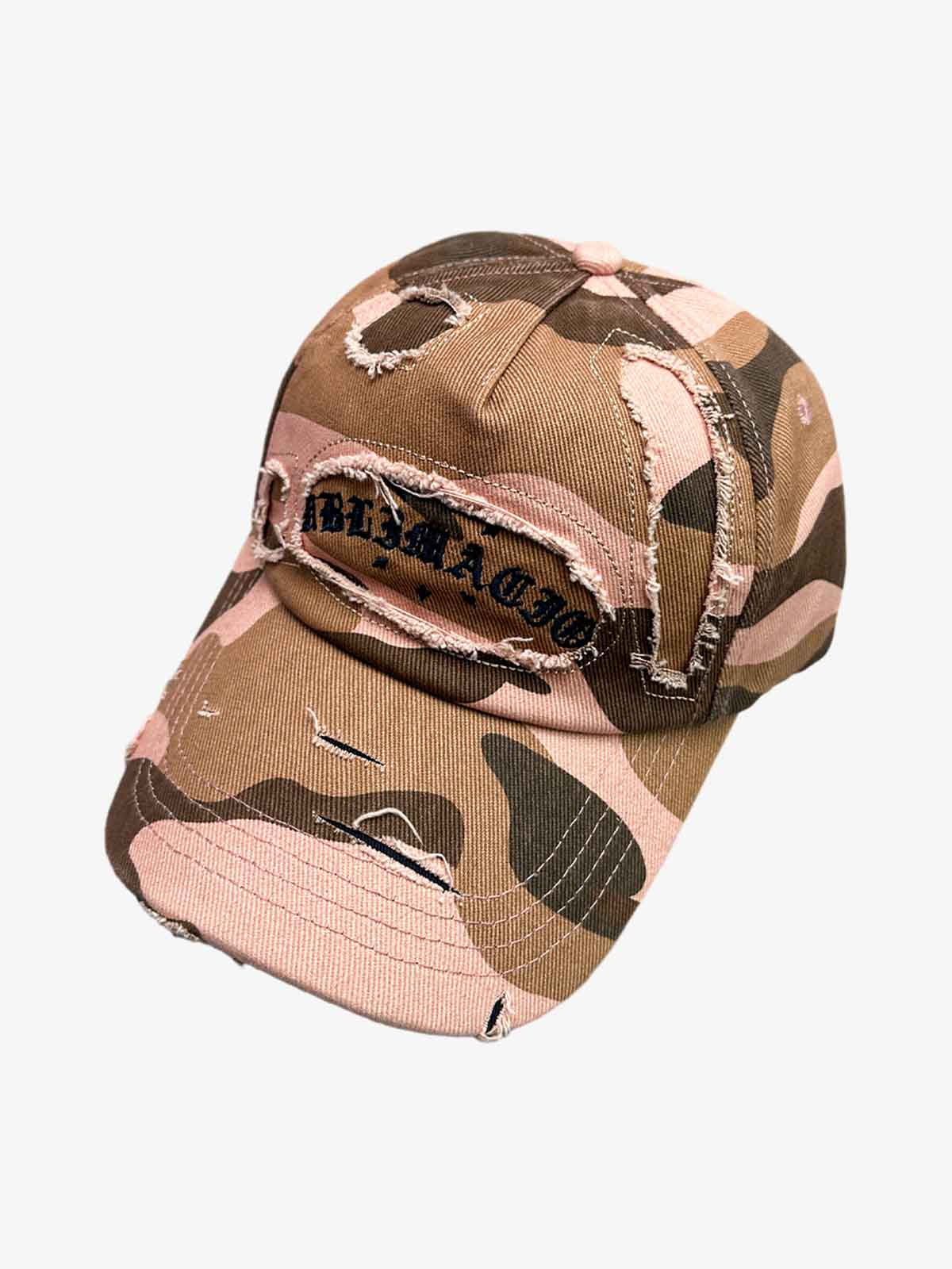 Omygoods Cotton Twill Camo Baseball Cap