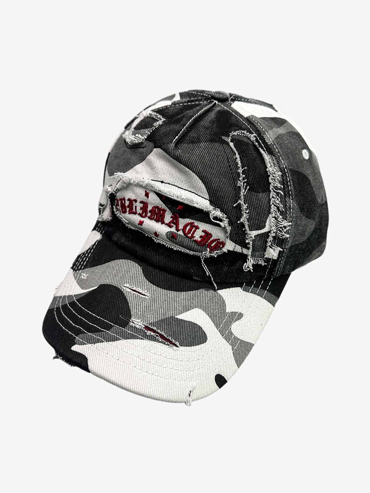 Omygoods Cotton Twill Camo Baseball Cap