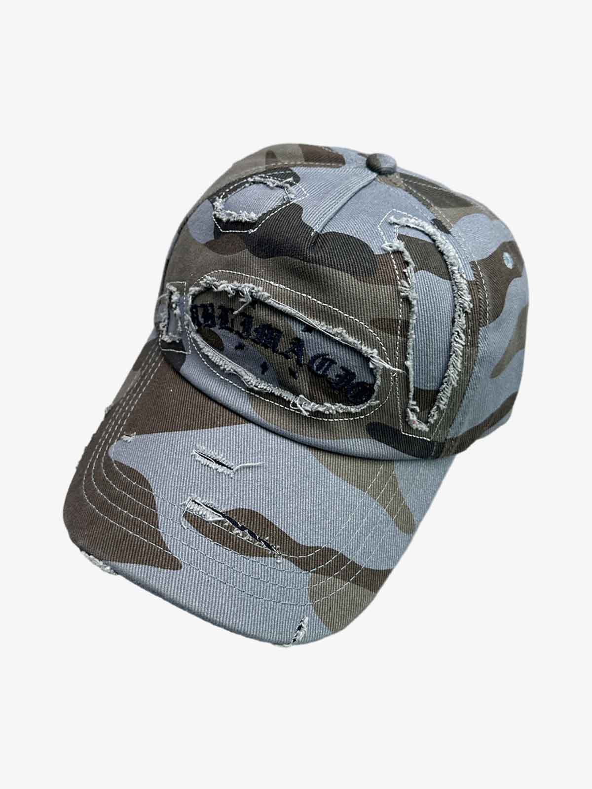 Omygoods Cotton Twill Camo Baseball Cap