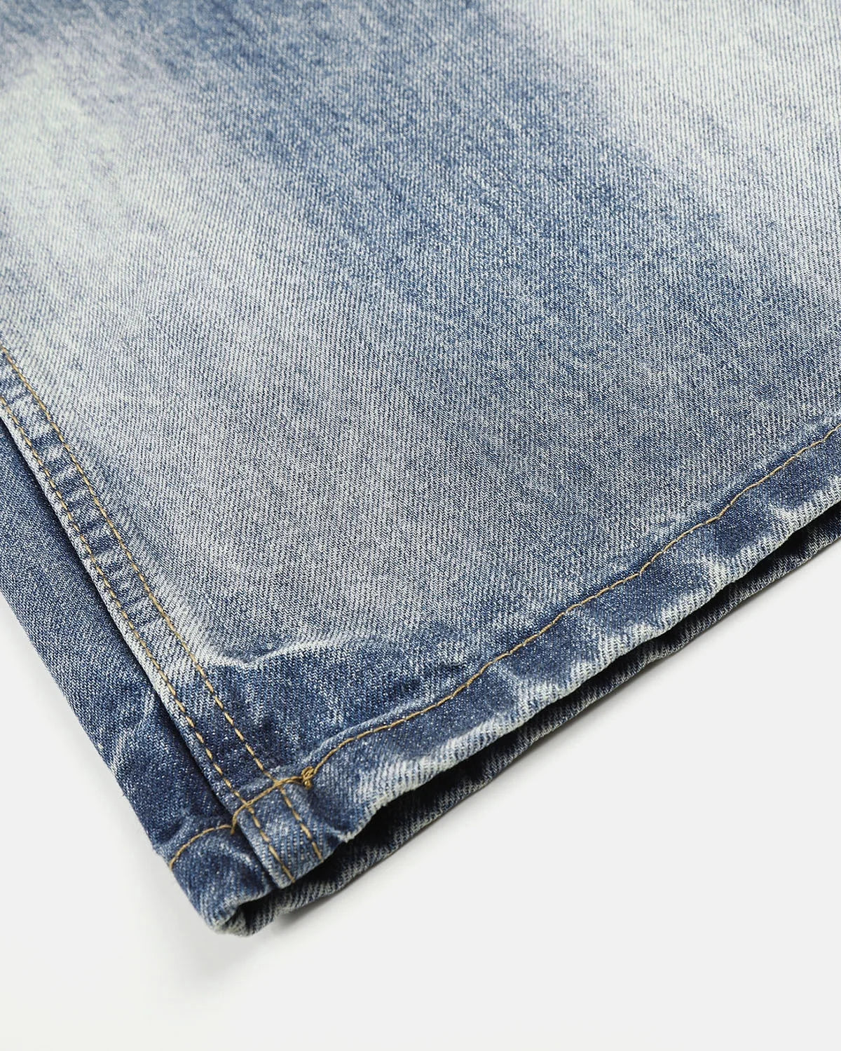 Omygoods Cow Print Patch Baggy Jeans