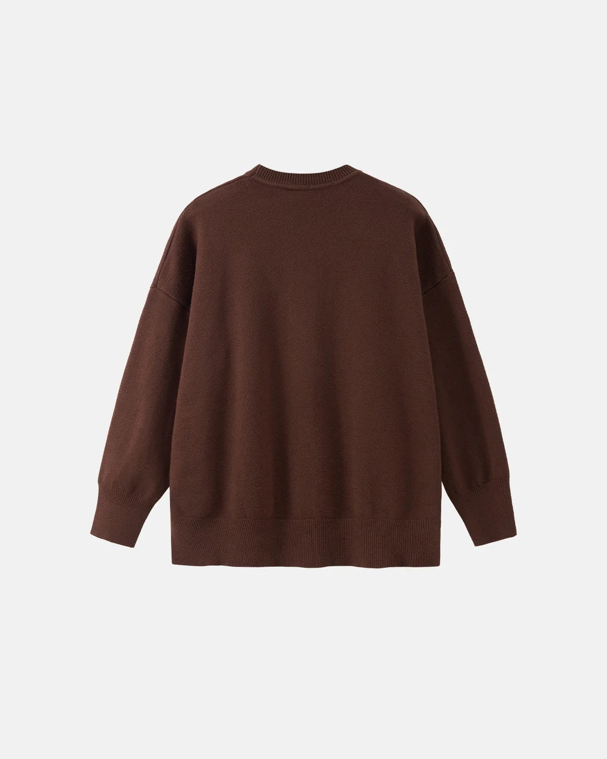 Omygoods Crew Neck Knit Sweater