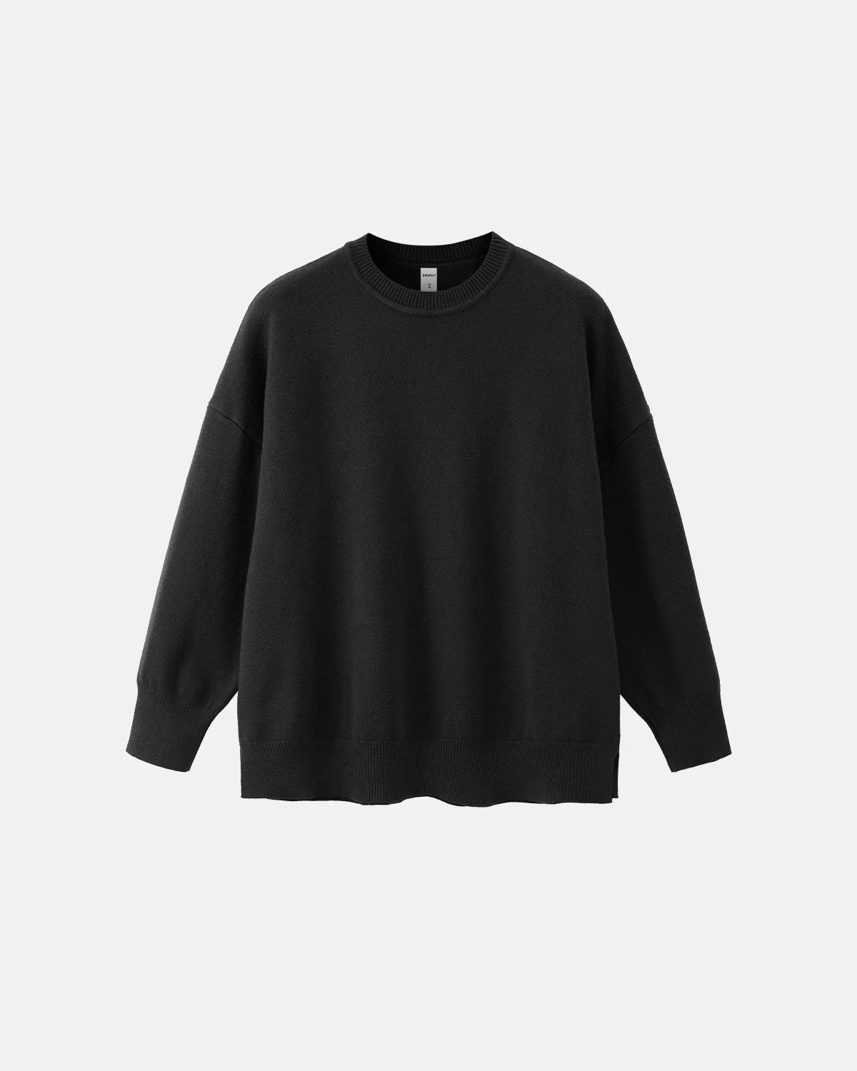 Omygoods Crew Neck Knit Sweater