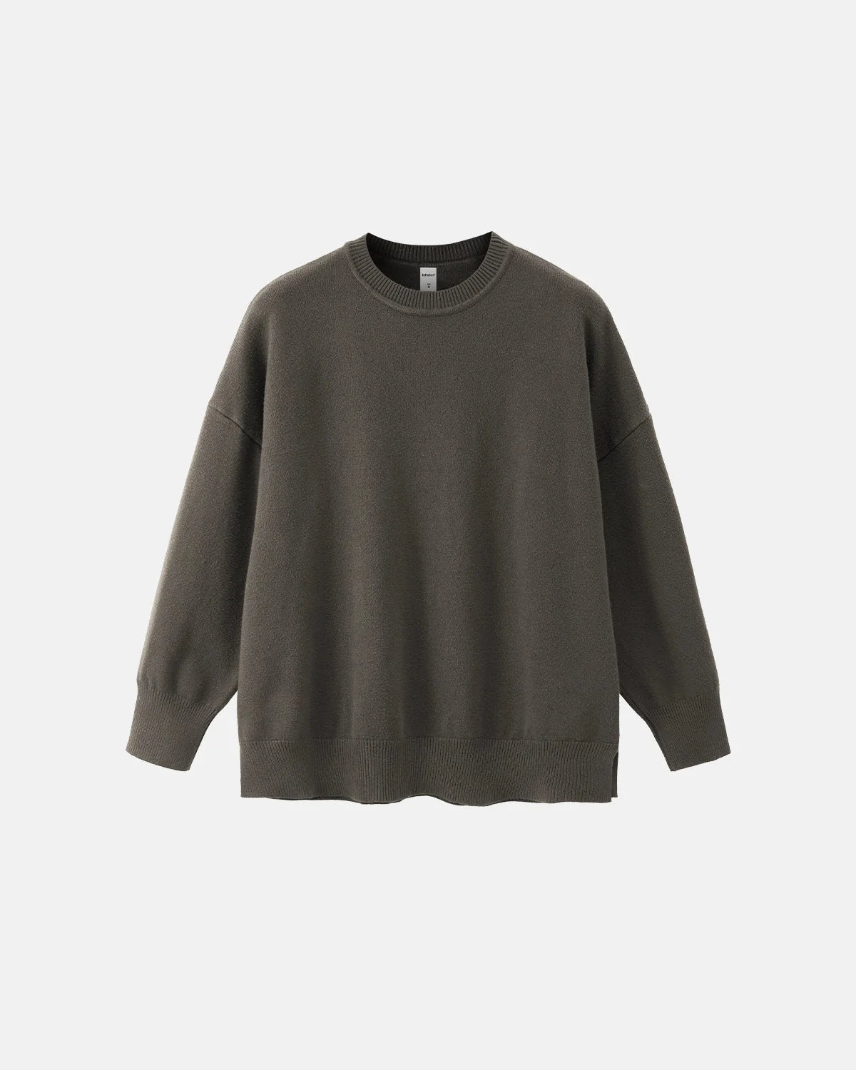 Omygoods Crew Neck Knit Sweater