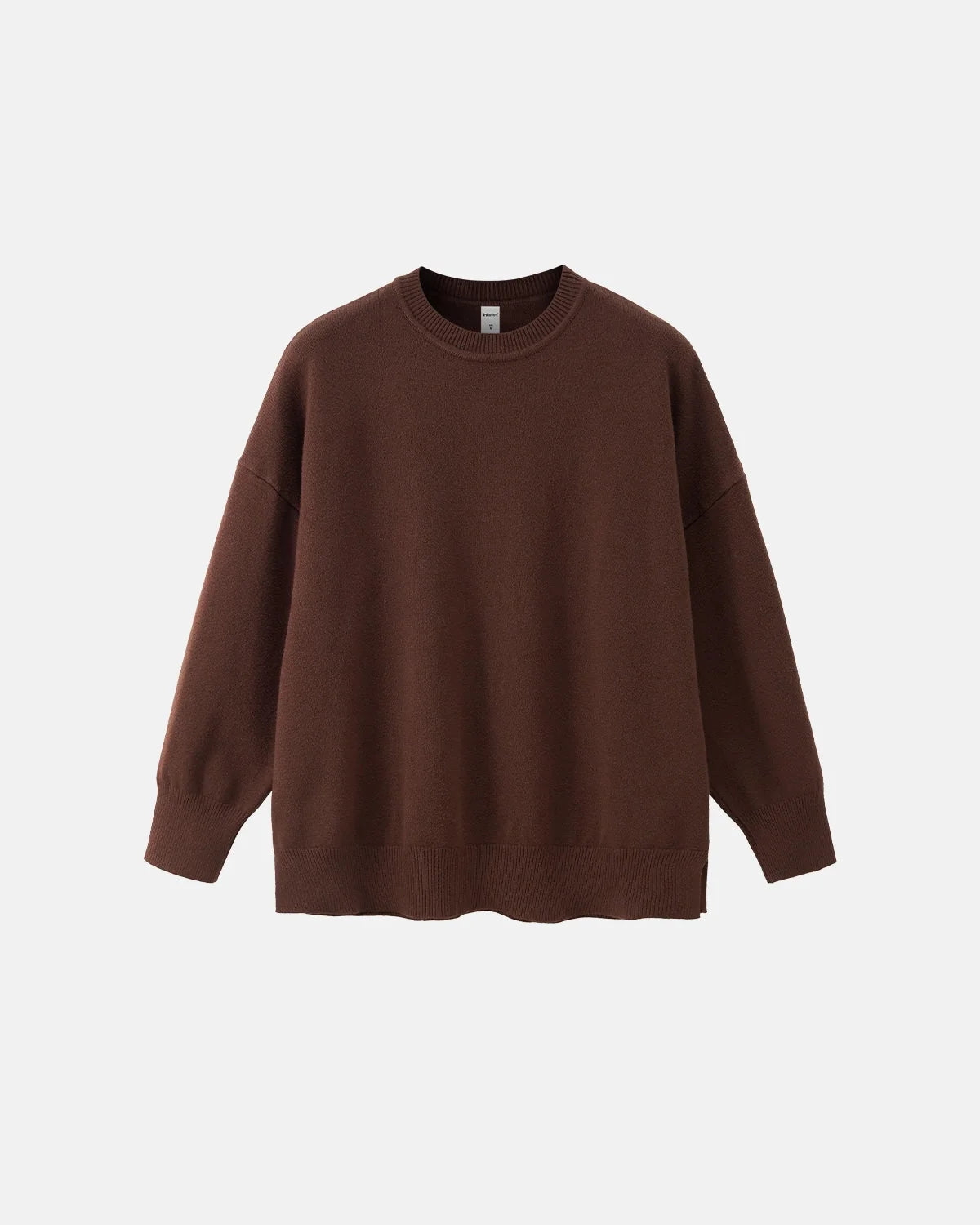 Omygoods Crew Neck Knit Sweater
