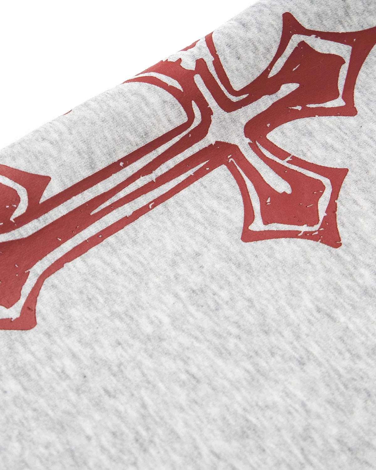 Omygoods Cross Print Baggy Sweatpants