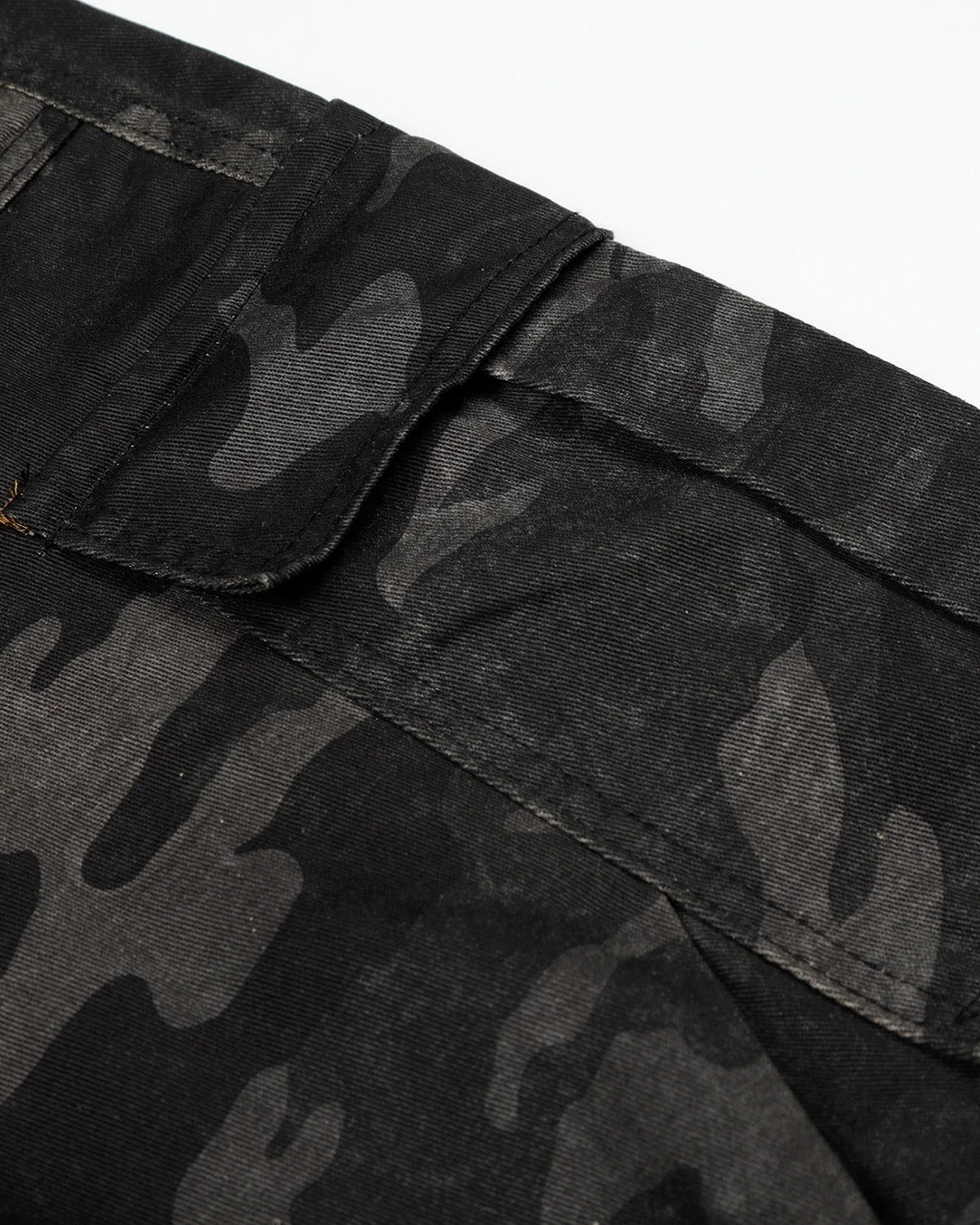 Omygoods Dark Camo Cargo Shorts