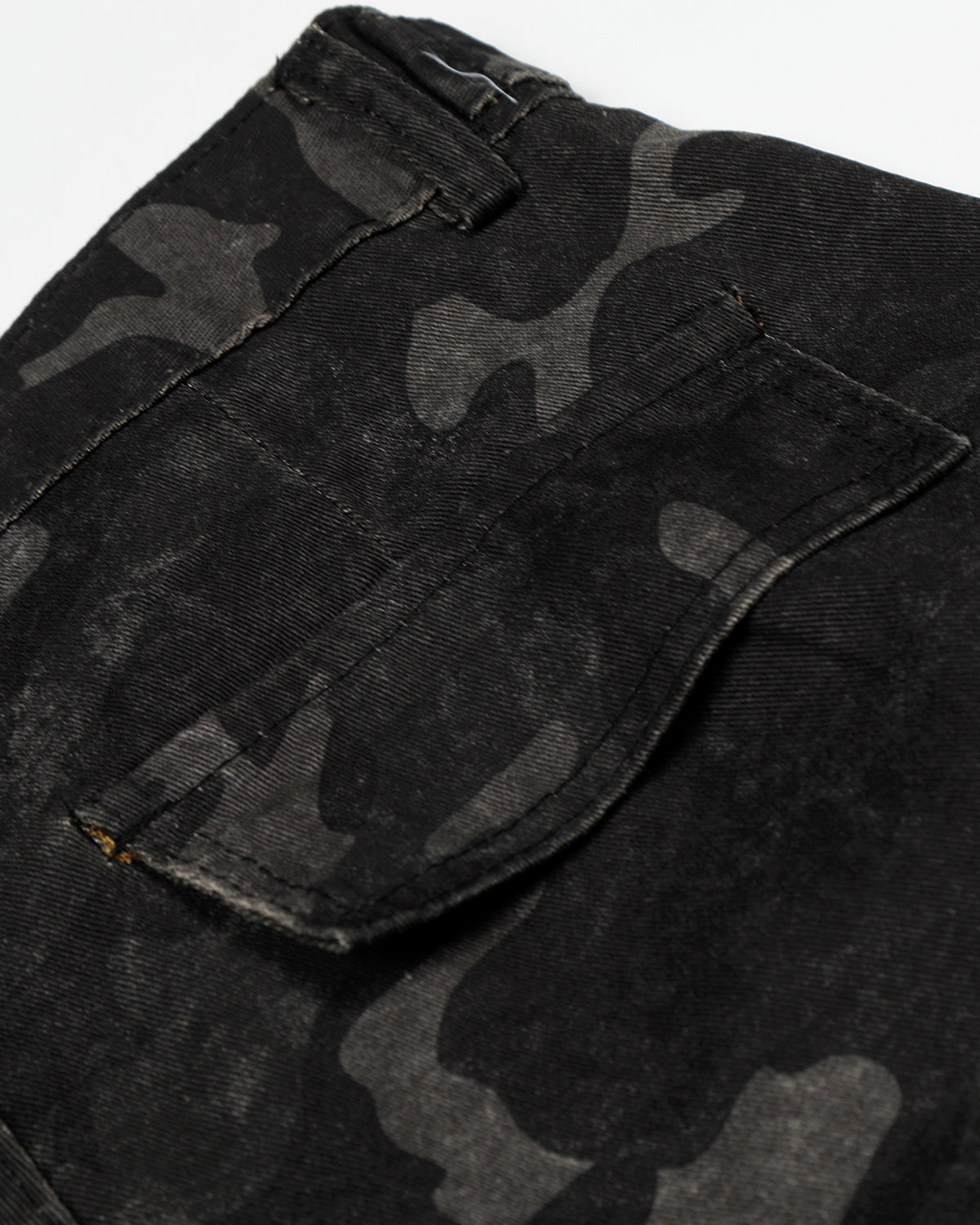 Omygoods Dark Camo Cargo Shorts