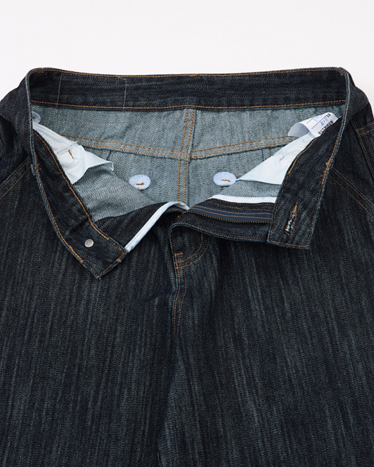 Omygoods Dark Indigo Wide Bootcut Jeans