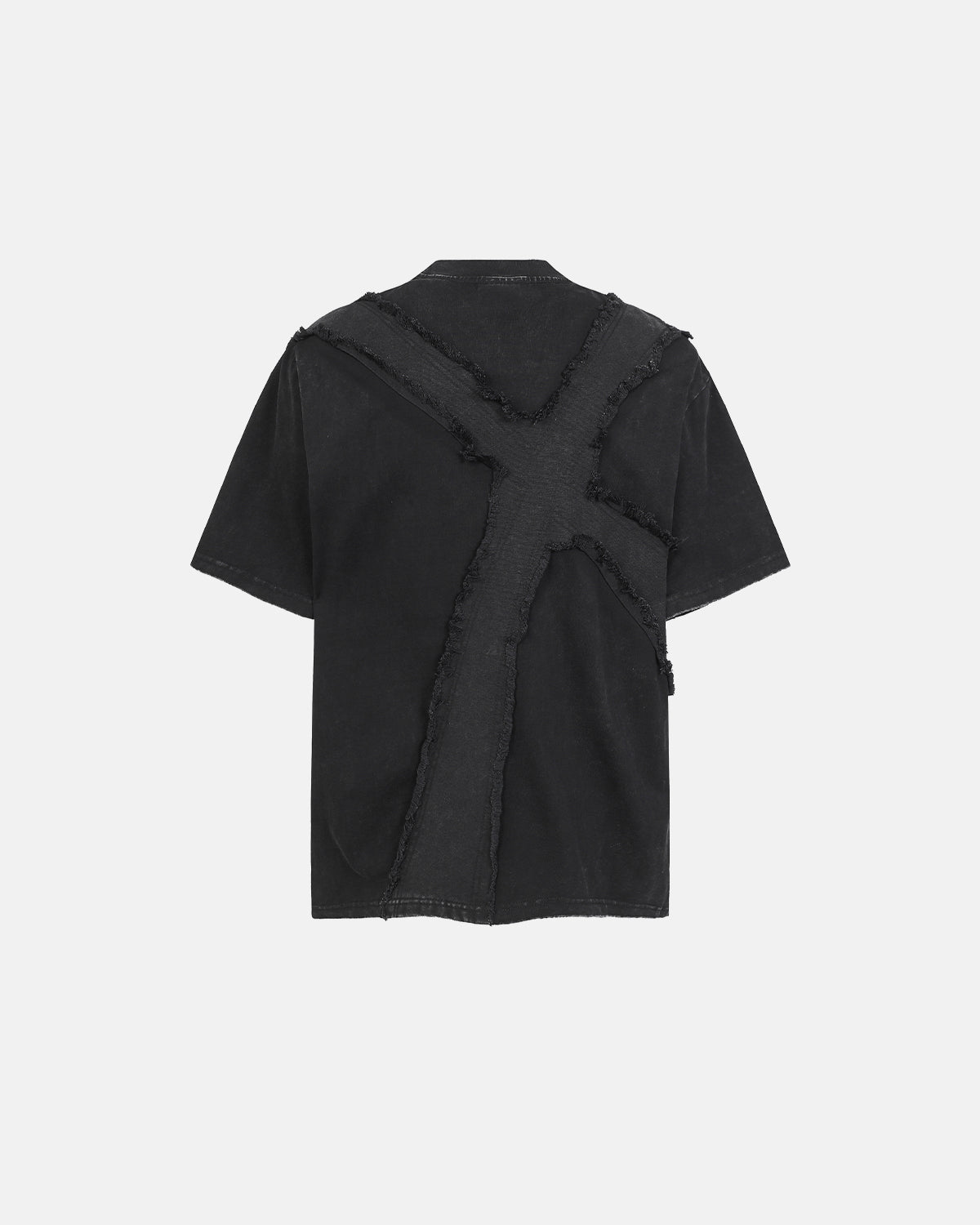 Omygoods Deconstructed Cross Washed T-Shirt
