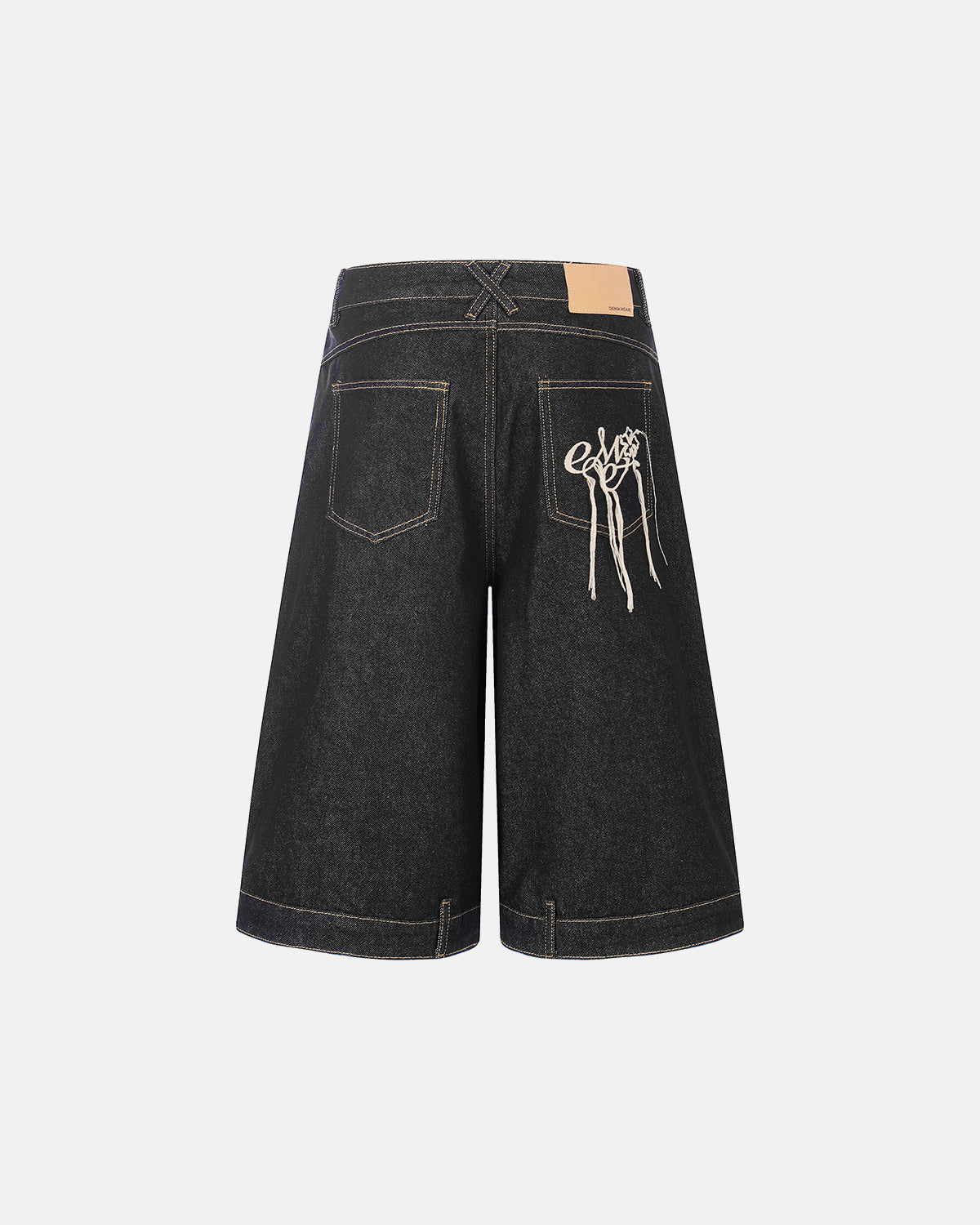 Omygoods Deconstructed Raw Denim Jorts