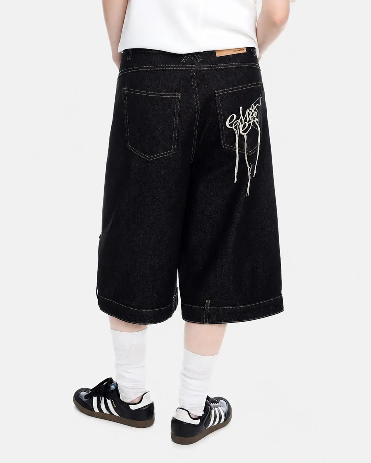 Omygoods Deconstructed Raw Denim Jorts