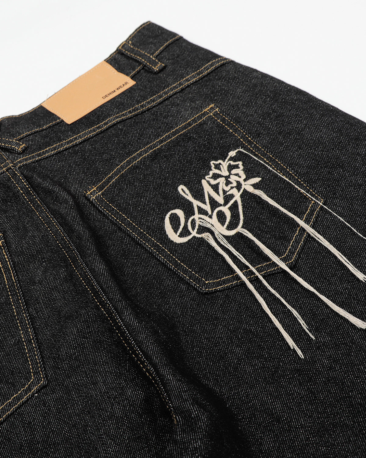 Omygoods Deconstructed Raw Denim Jorts