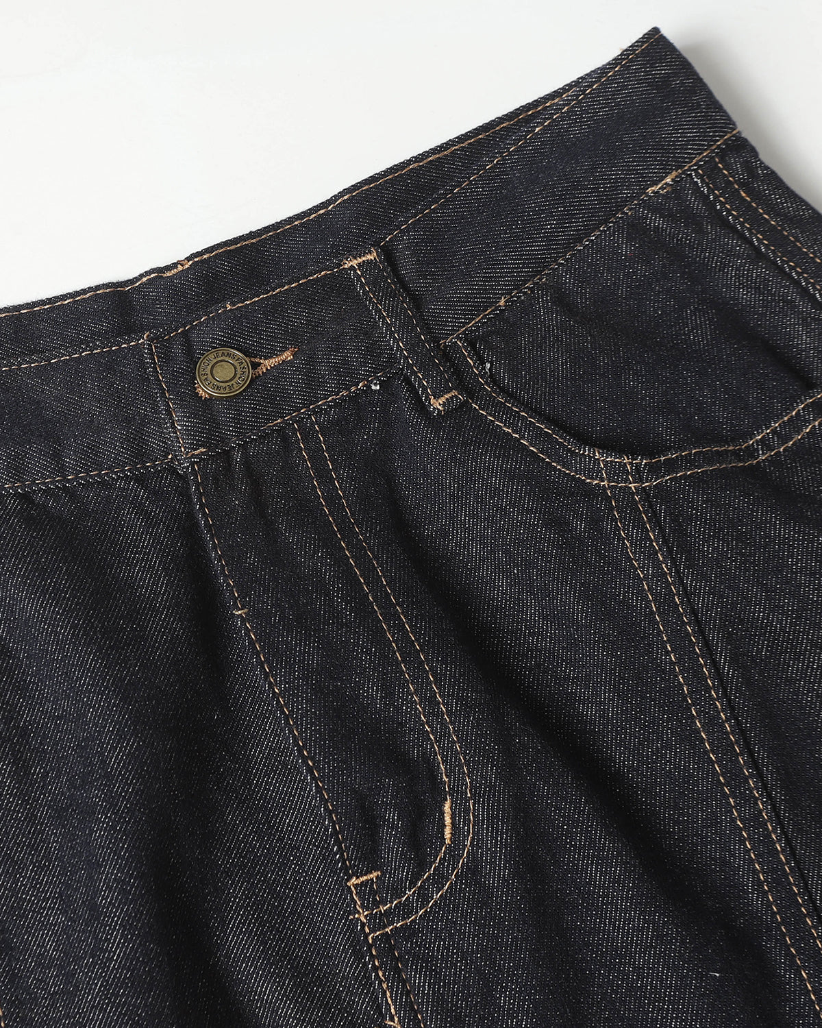 Omygoods Deconstructed Scimitar Denim Longline Jorts