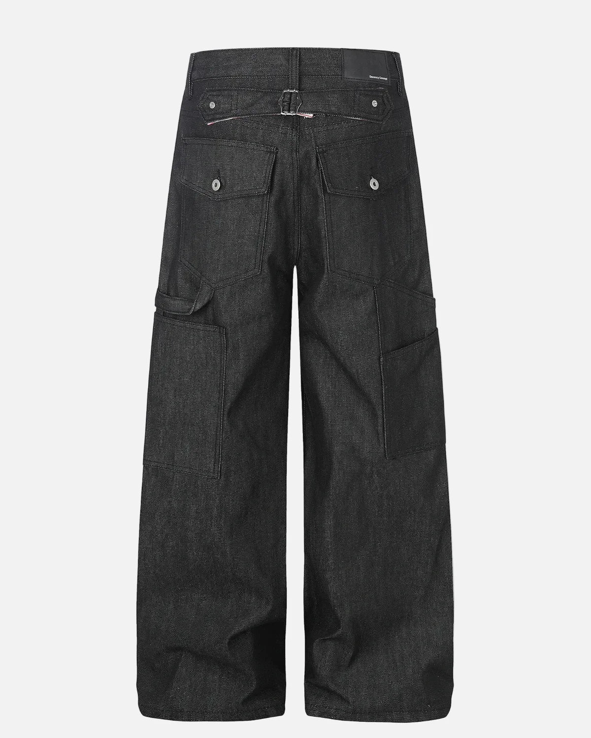 Omygoods Deconstructed Utility Baggy Jeans