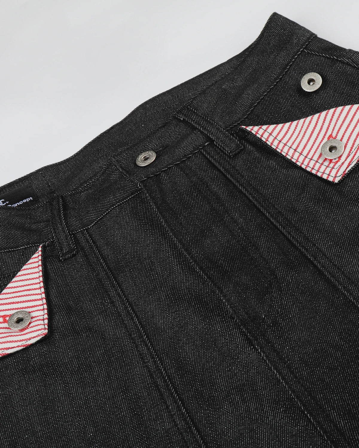 Omygoods Deconstructed Utility Baggy Jeans