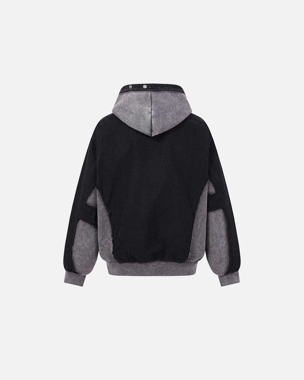 Omygoods Deconstructed Washed Boxy Hoodie