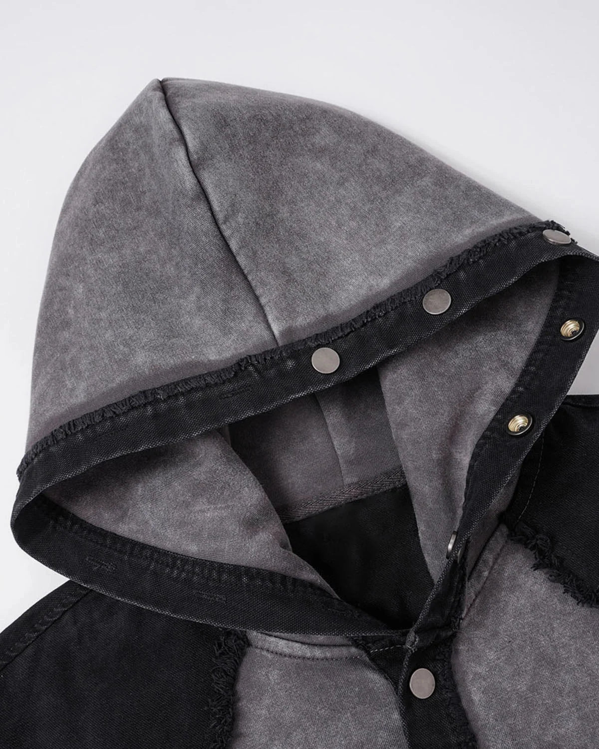 Omygoods Deconstructed Washed Boxy Hoodie
