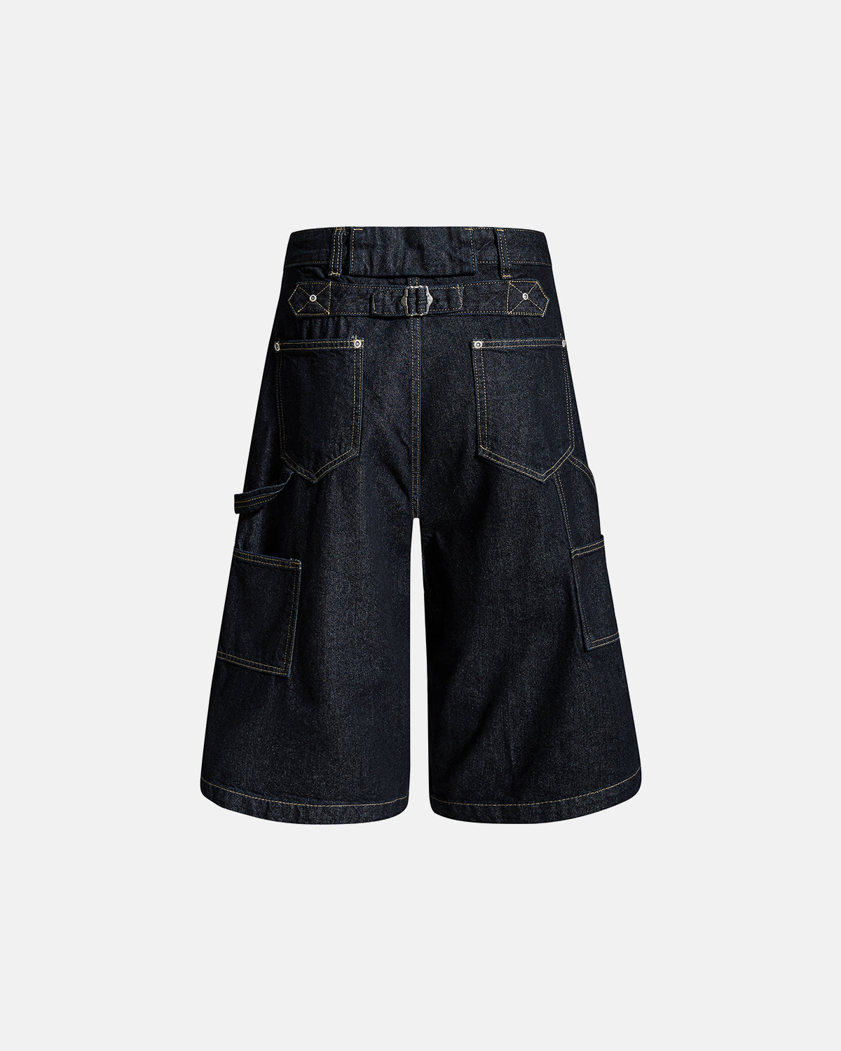 Omygoods Deconstructed Wide Leg Longline Jorts
