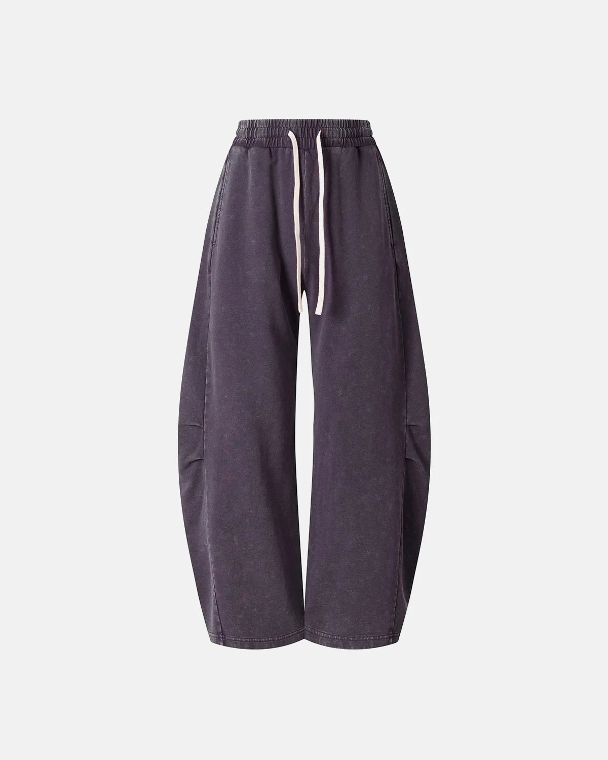 Omygoods Distressed Acid Washed Barrel Sweatpant