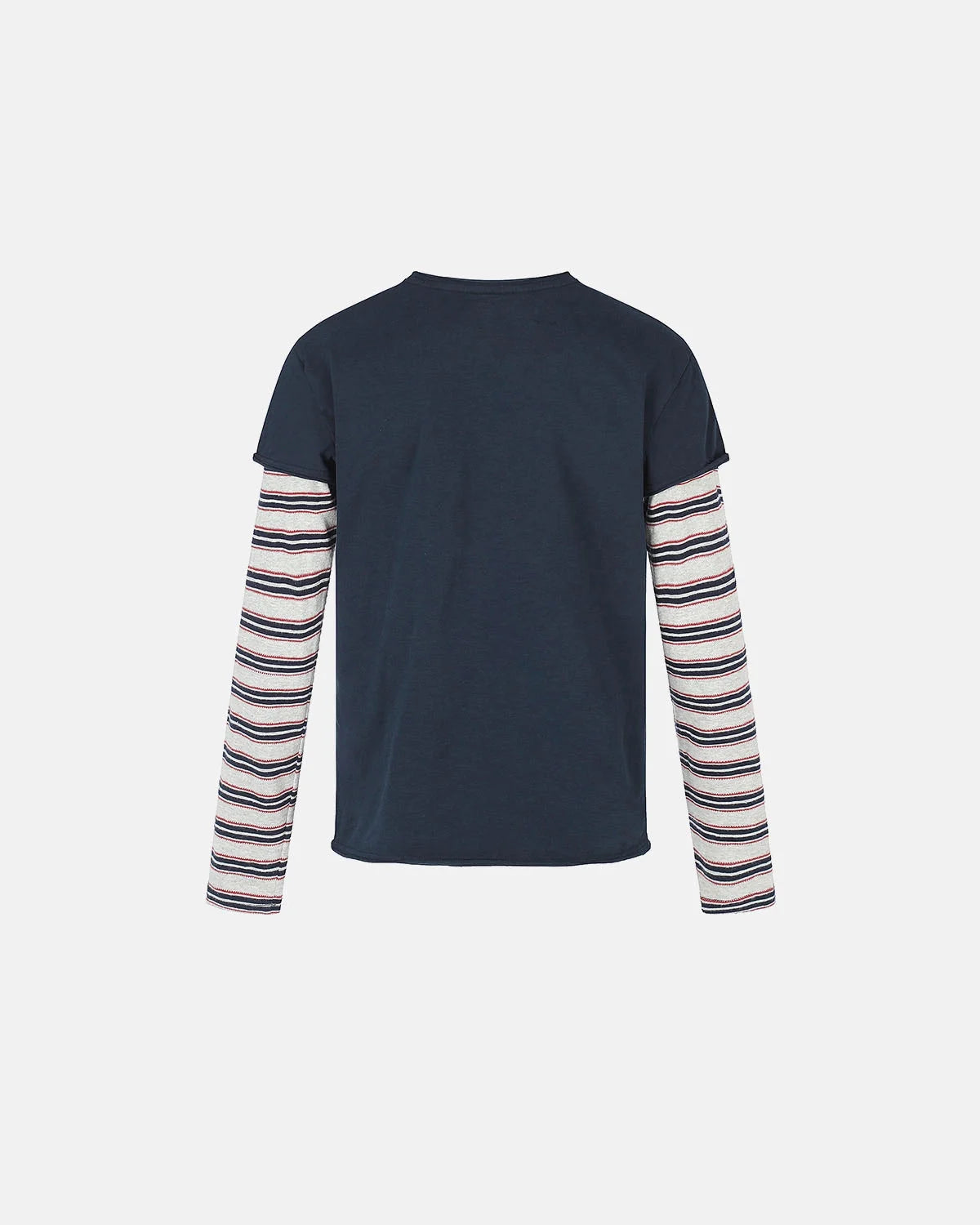 Omygoods Distressed Graphic Layered Baby T-Shirt