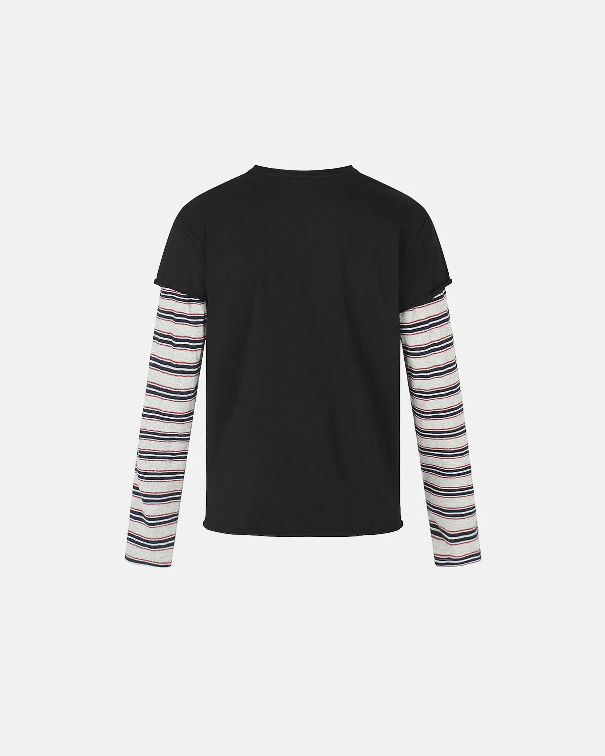 Omygoods Distressed Graphic Layered Baby T-Shirt