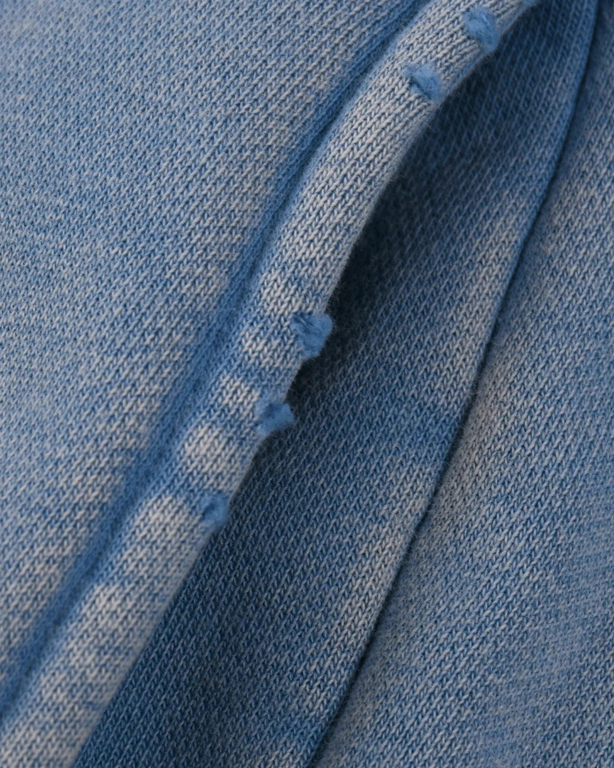 Omygoods Distressed Hem Boxy Hoodie