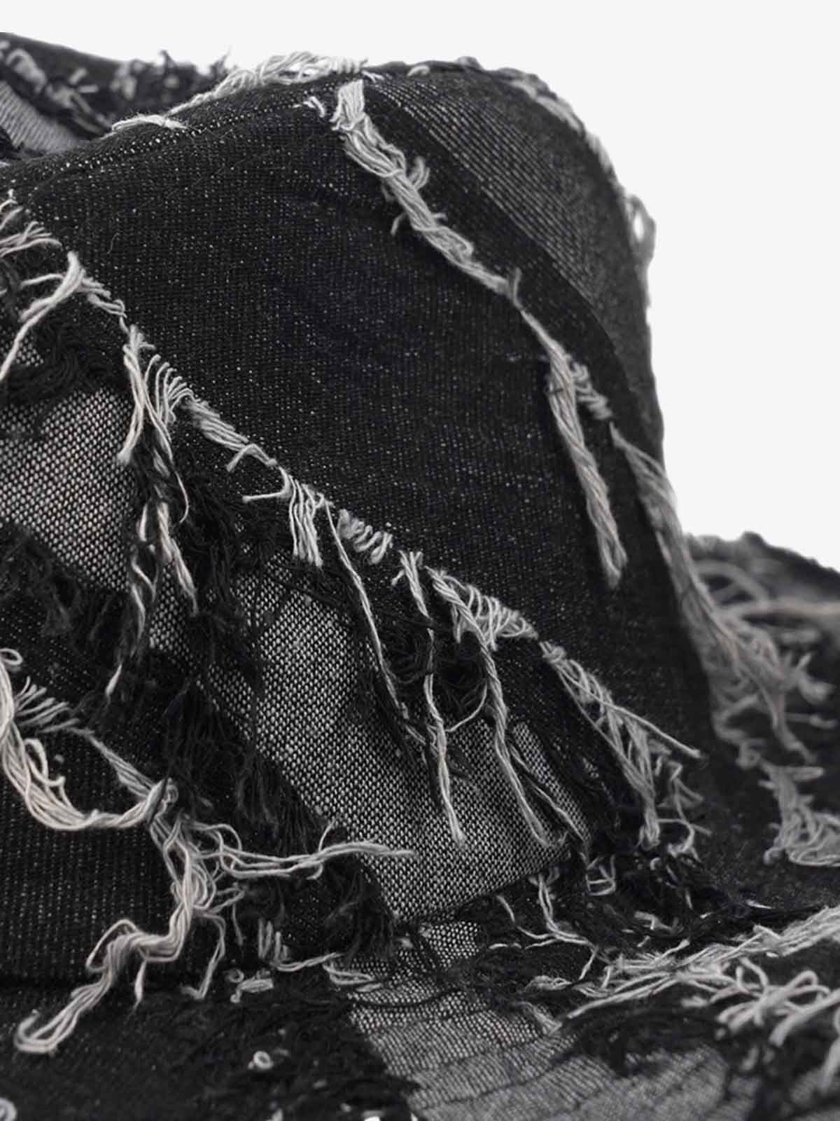 Omygoods Distressed Patchwork Cowboy Hat