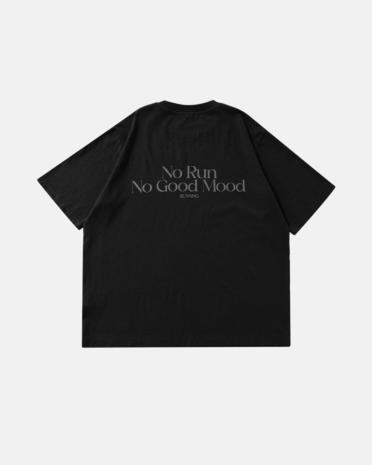 Omygoods Distressed Reflective Washed T-Shirt