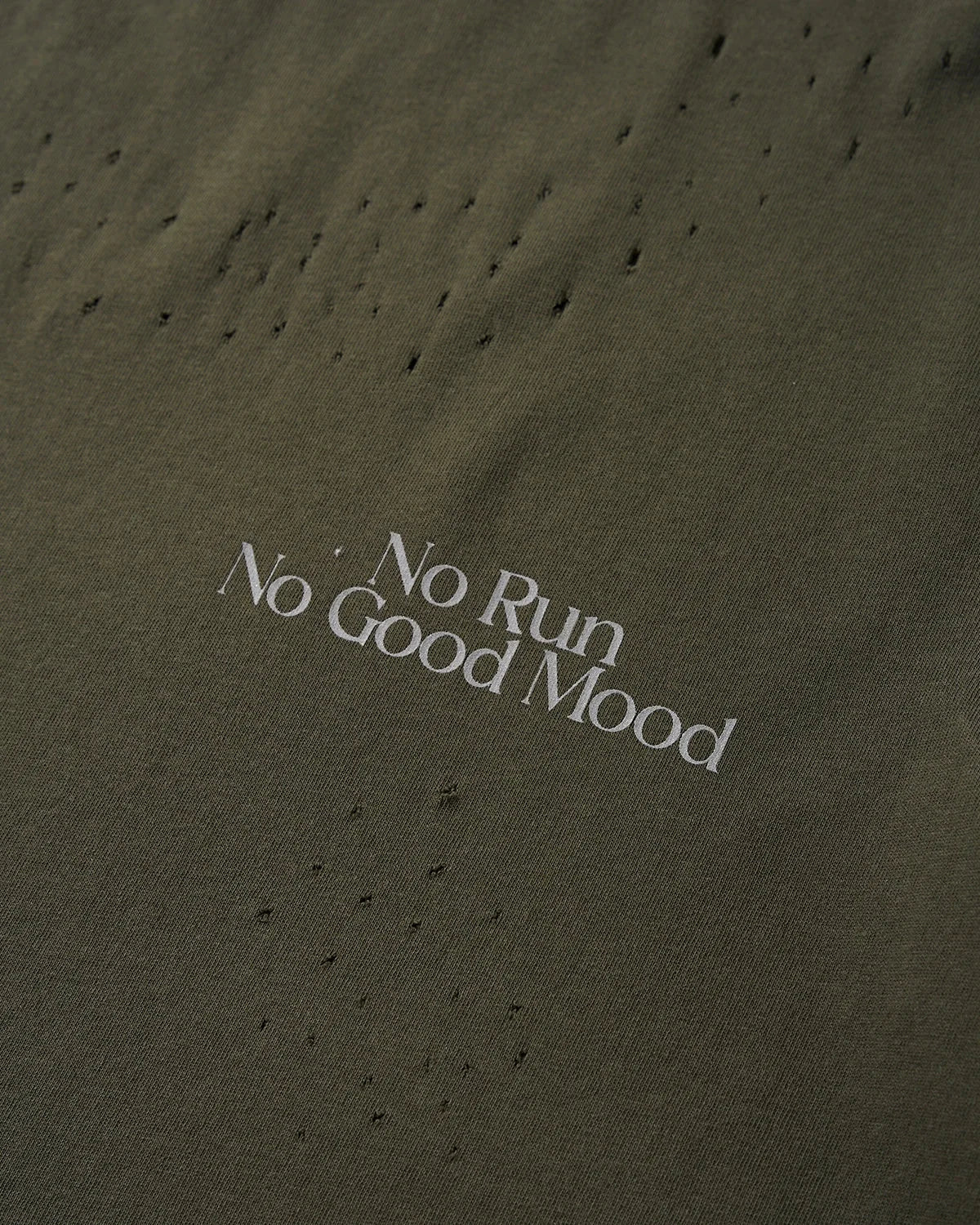 Omygoods Distressed Reflective Washed T-Shirt