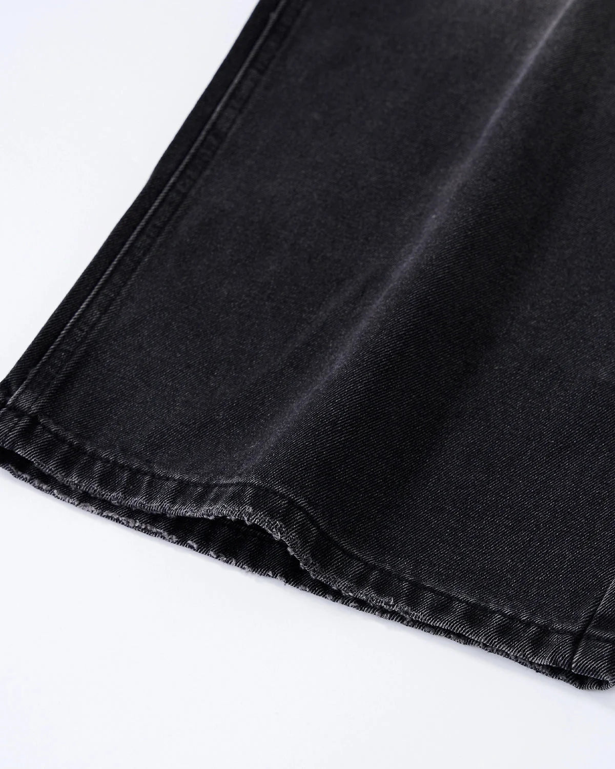 Omygoods Distressed Rhinestone Ripped Baggy Jeans