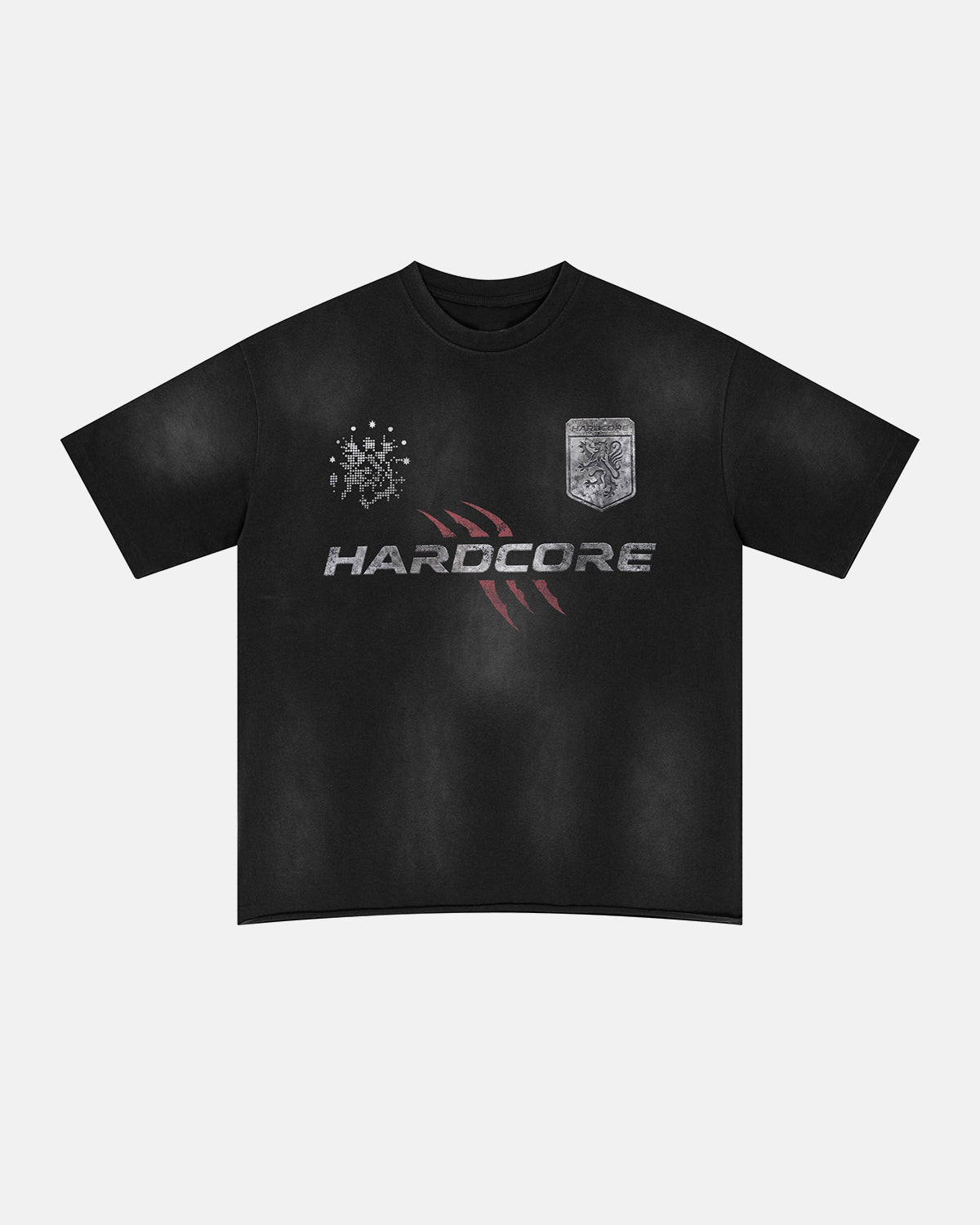 Omygoods Distressed Washed Graphic T-Shirt