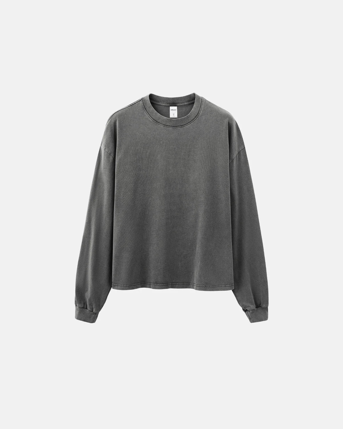 Omygoods Distressed Washed Long Sleeve Tee