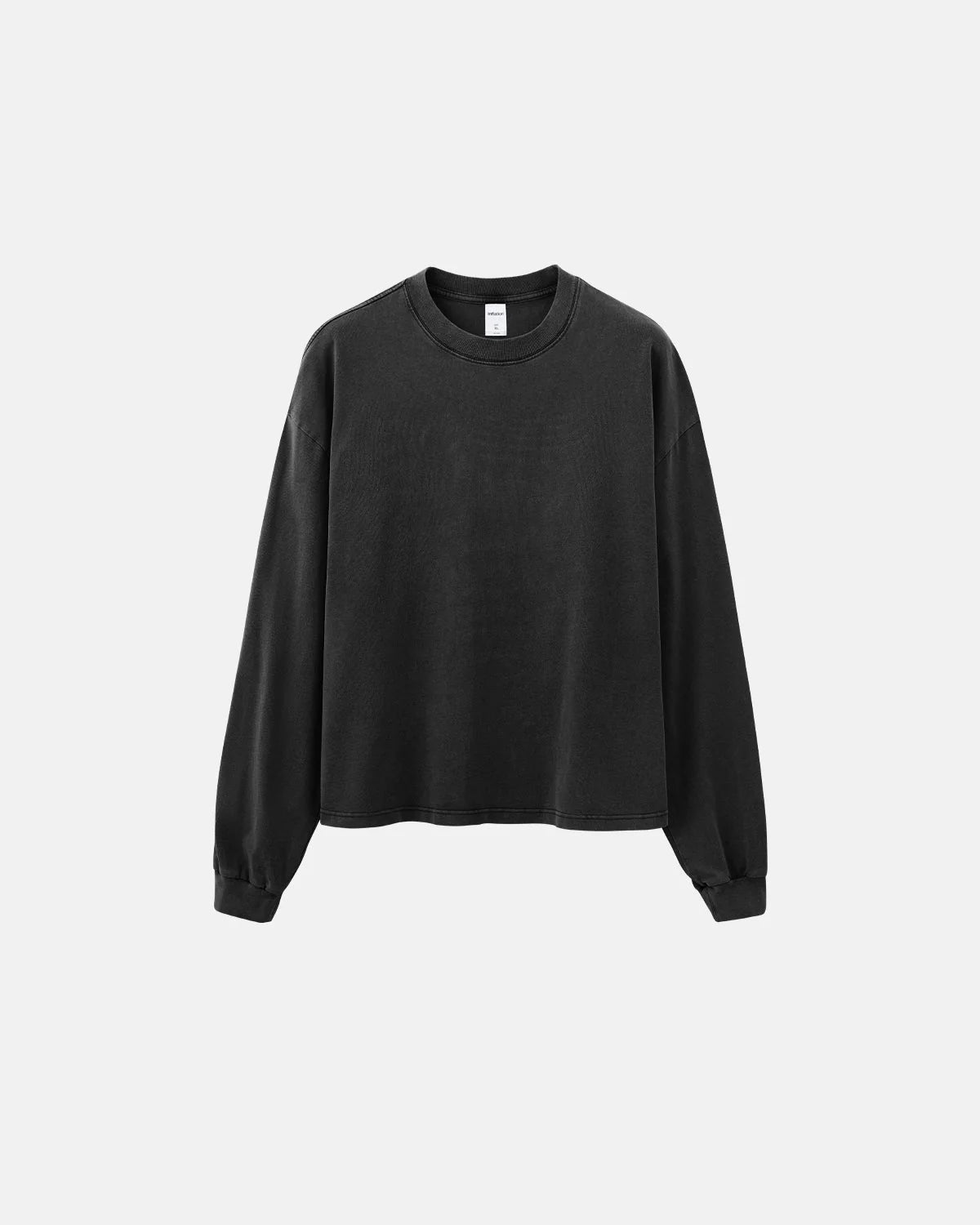 Omygoods Distressed Washed Long Sleeve Tee