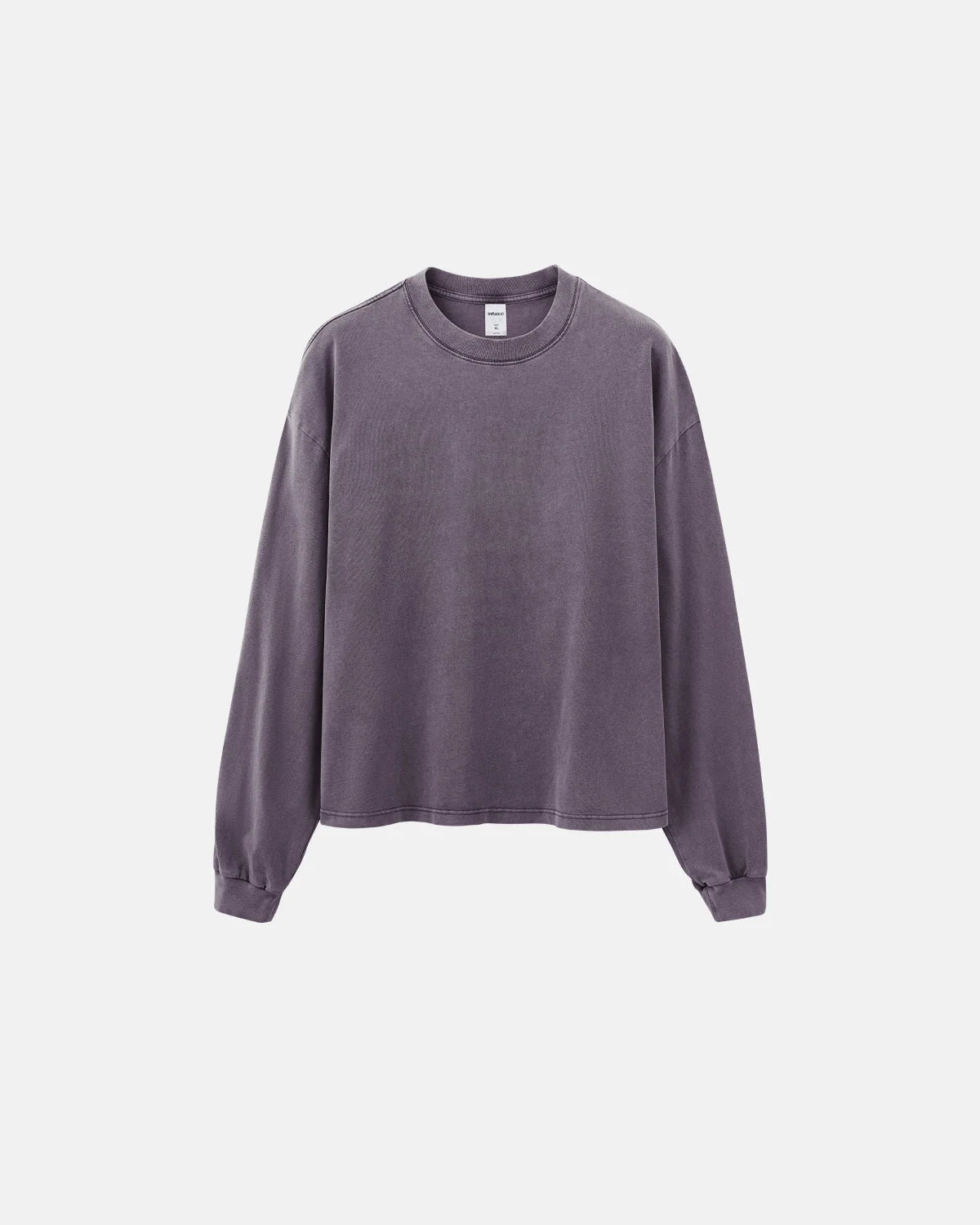 Omygoods Distressed Washed Long Sleeve Tee