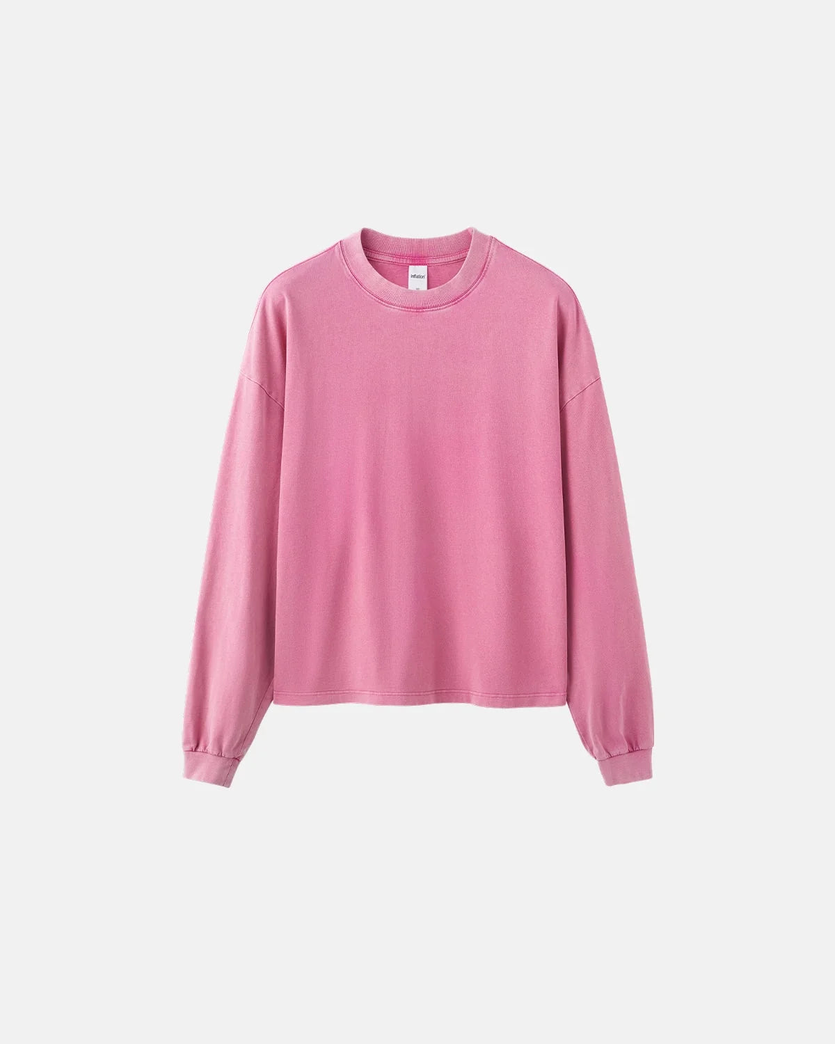 Omygoods Distressed Washed Long Sleeve Tee