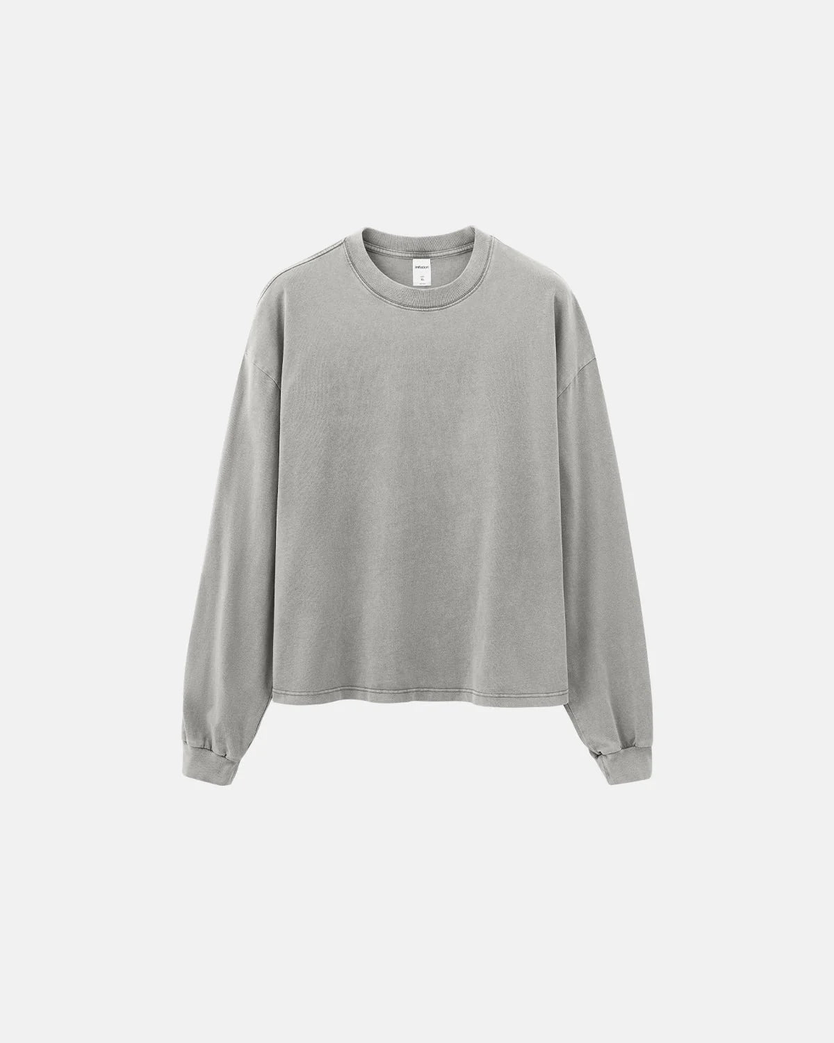 Omygoods Distressed Washed Long Sleeve Tee