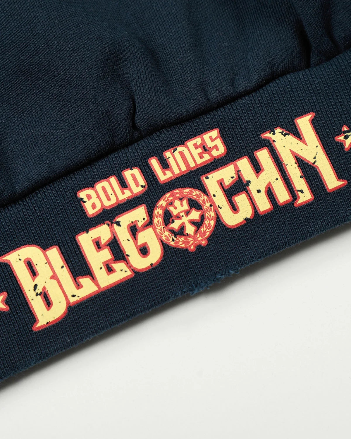 Omygoods Distressed Washed Printed Zip Up Hoodie