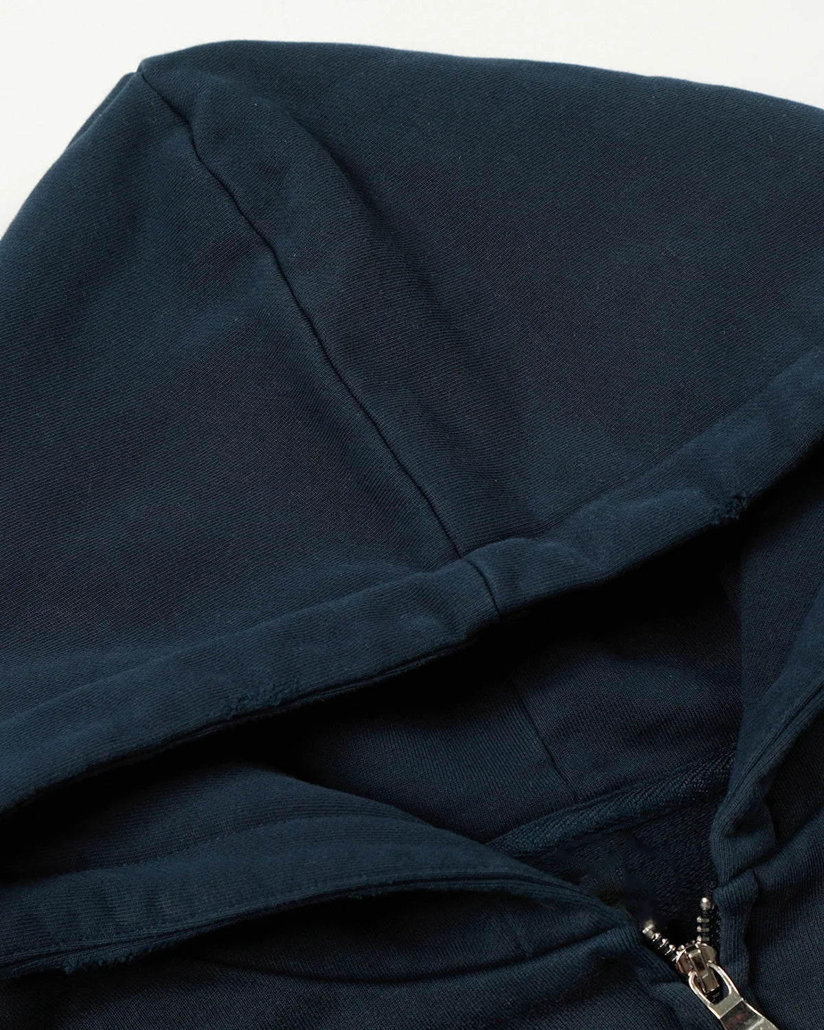 Omygoods Distressed Washed Printed Zip Up Hoodie