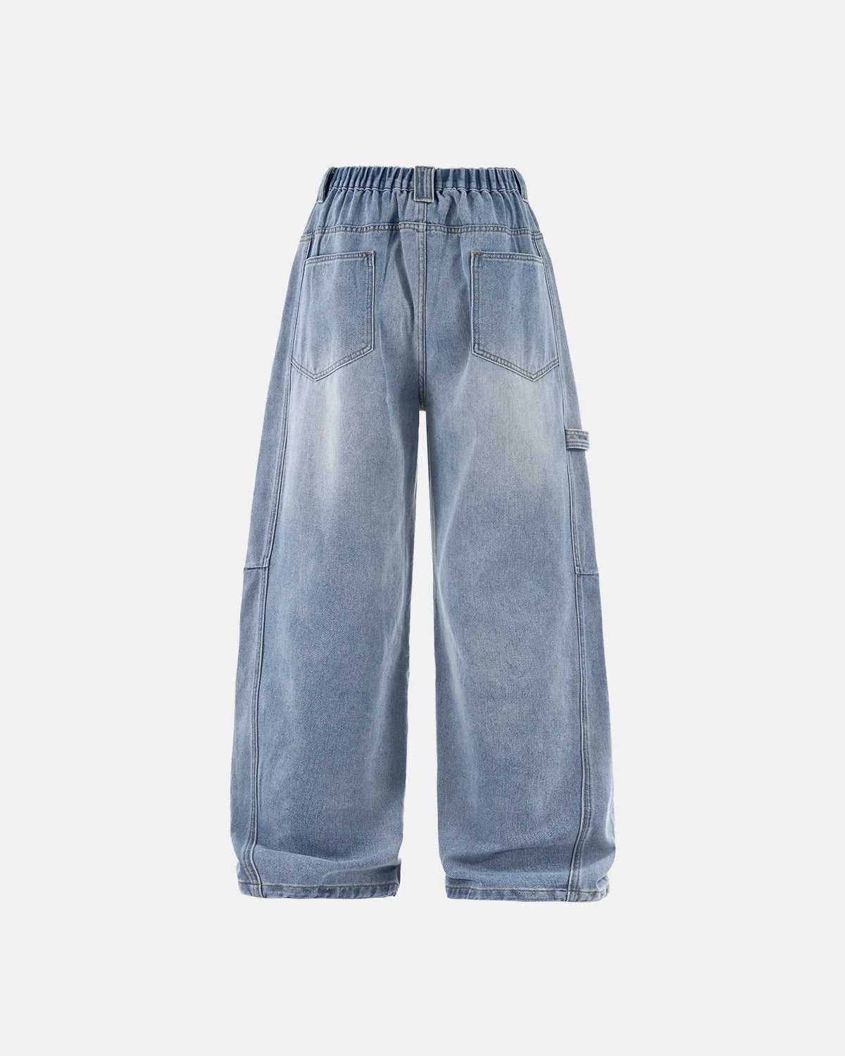 Omygoods Distressed Baggy Cargo Jeans