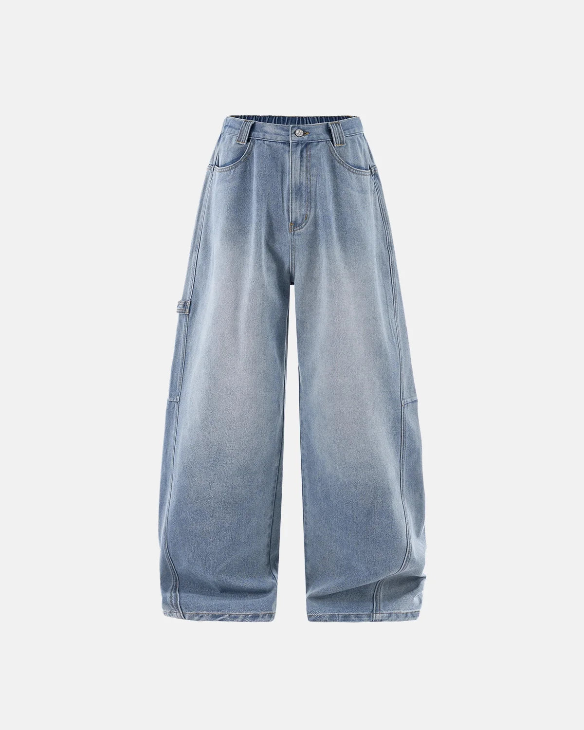 Omygoods Distressed Baggy Cargo Jeans