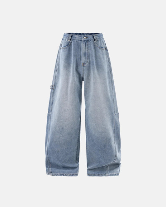 Omygoods Distressed Baggy Cargo Jeans