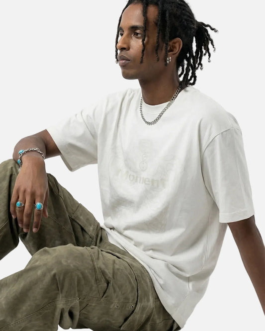 Omygoods Dual-Effect Graphic Heavyweight T-Shirt