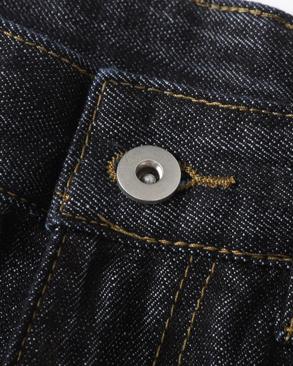 Omygoods Embroidered Raw Baggy Jeans